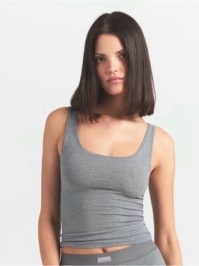 SKIMS Heather Grey Soft LoungeTank